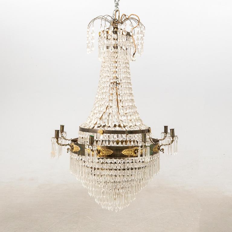 Chandelier Empire style early 20th century.