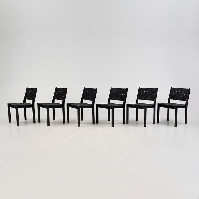 STOLAR, 6 st, modell 611, Alvar Aalto, Artek, 2000-tal.