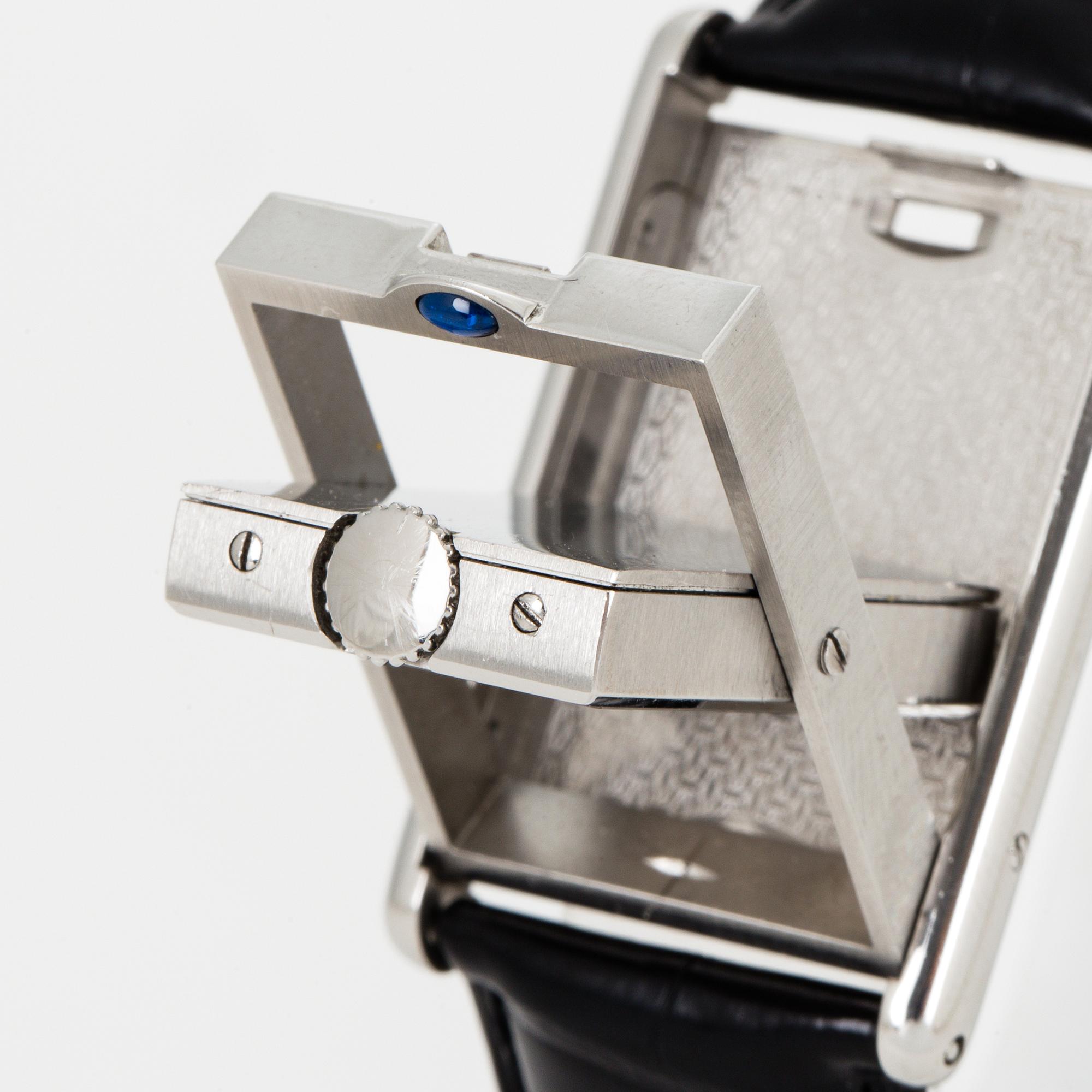 CARTIER, Tank Basculante, armbandsur, 25,4 x 31,2 mm.