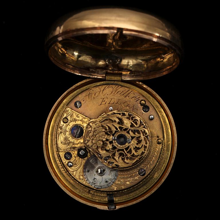 HERRFICKUR, 18k. Engelsk spetstandsgång.
Sign AH Walker, ELLON.