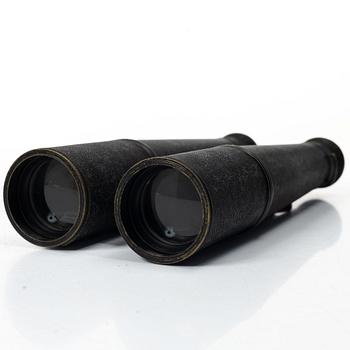 Kikare 2 st, Carl Zeiss Jena DE 10x50 samt en fransk 1800-talskikare.