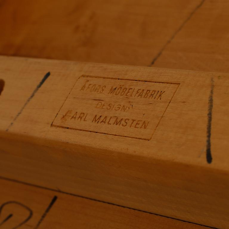 A dinner table by CARL MALMSTEN, "Calmare Nyckel", second half of the 20th century.
