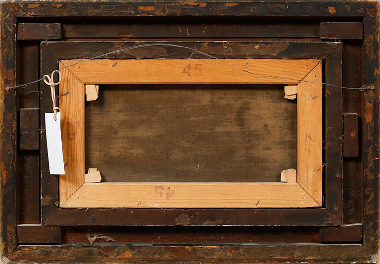 OKÄND KONSTNÄR, olja på duk, ej signerad, 1900-tal.