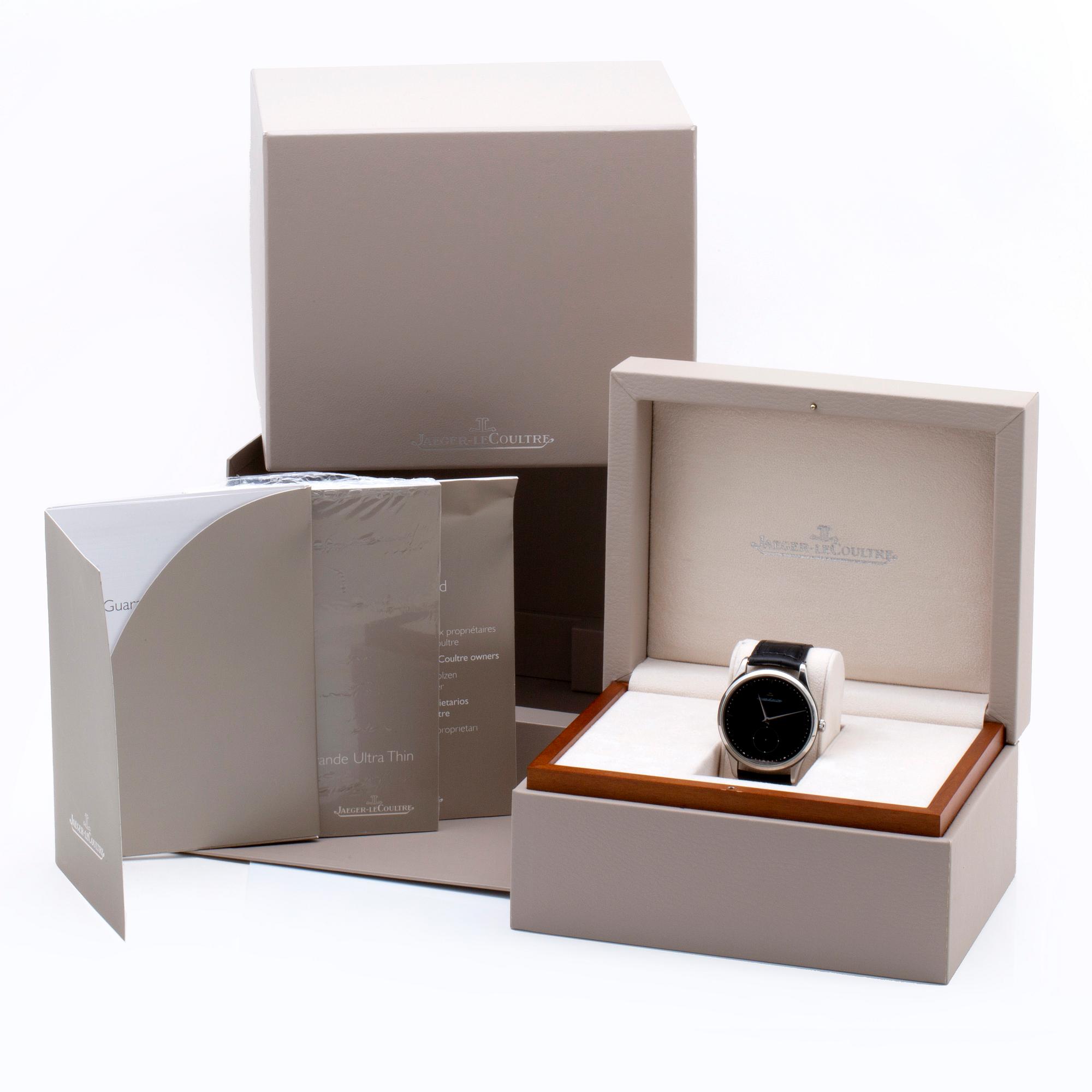 Jaeger LeCoultre Master Grande Ultra Thin, wristwatch 40 mm.
