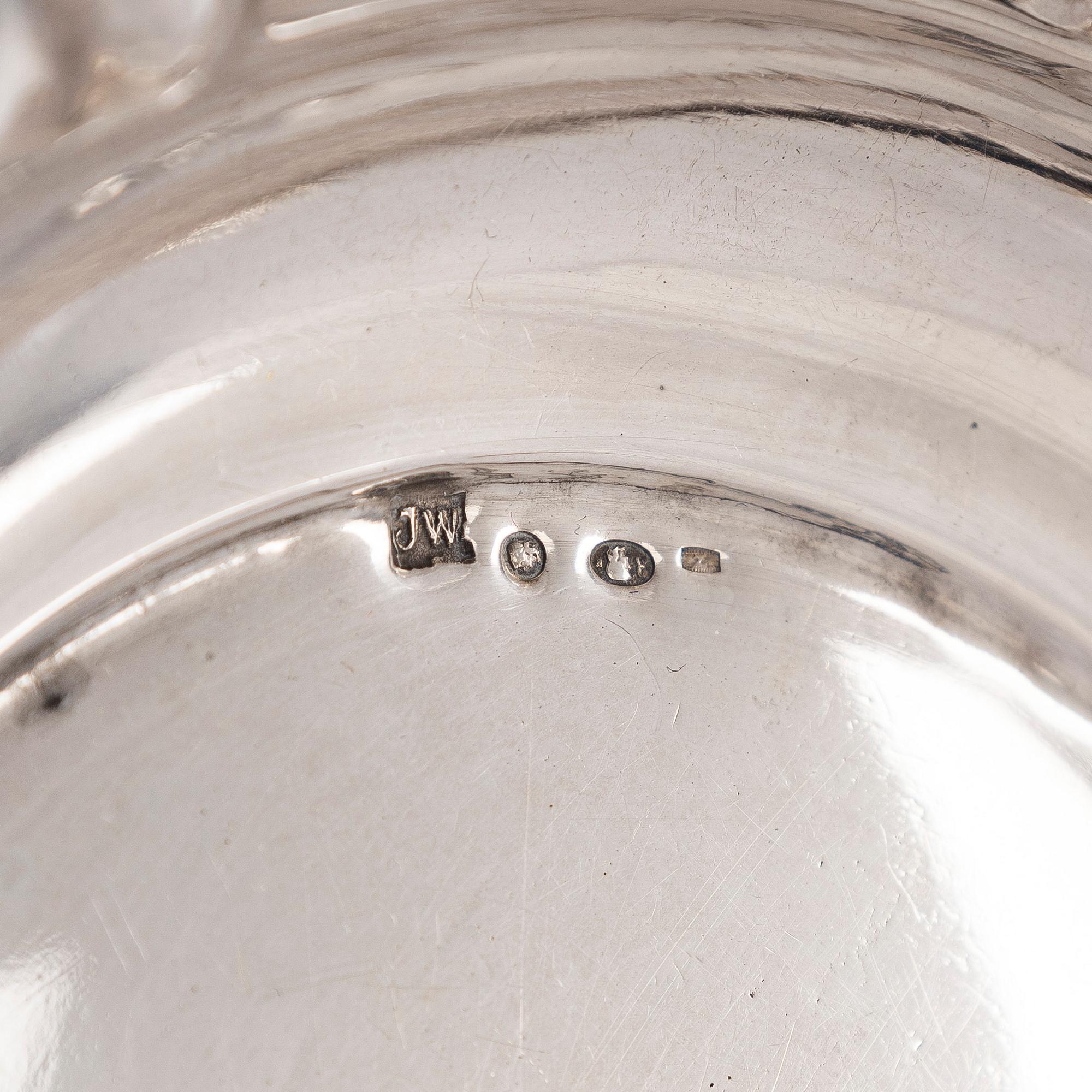 Two silver plates, Czechoslovakia 1921-1941.