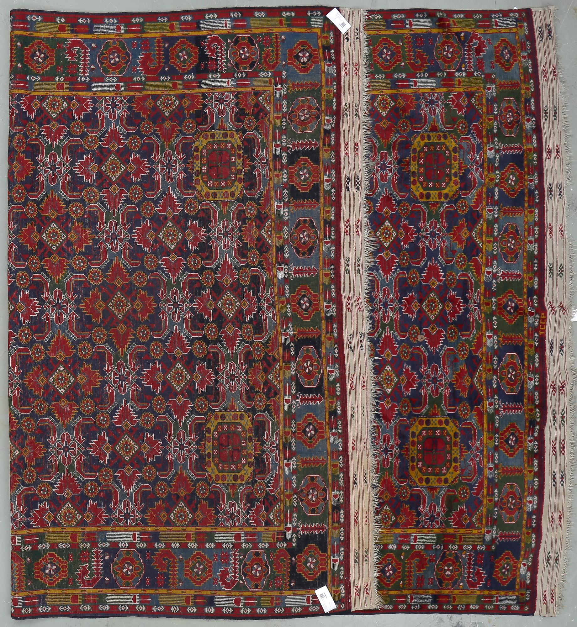 MATTA, semiantik, sannolikt Turkmen. Ca 220 x 250 cm.