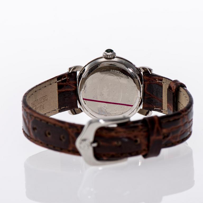 ARMBANDSUR, dam, stål, Laura Ashley. 1900-talets slut.