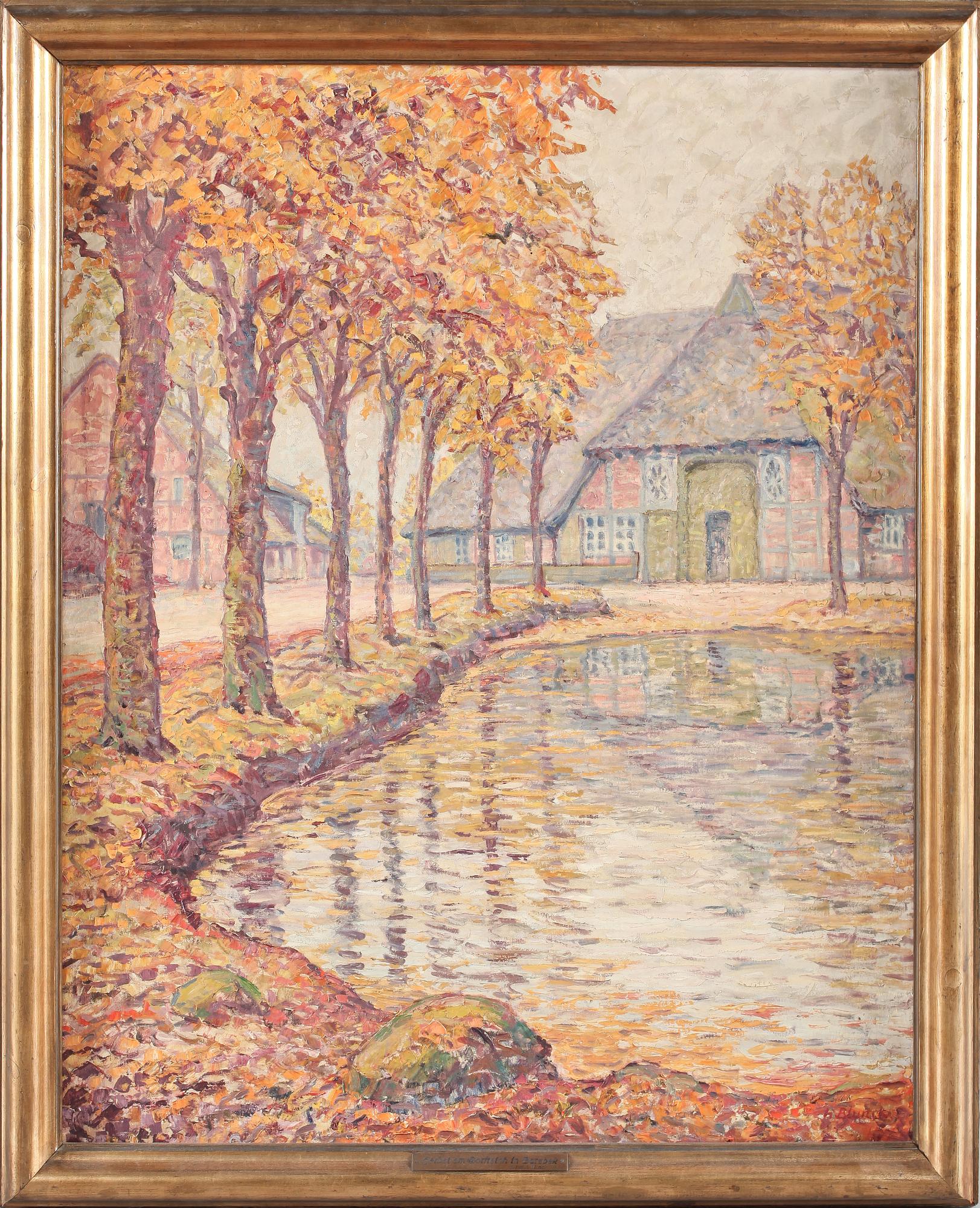 HEINRICH BLUNCK-HEIKENDORF, olja på duk, signerad.