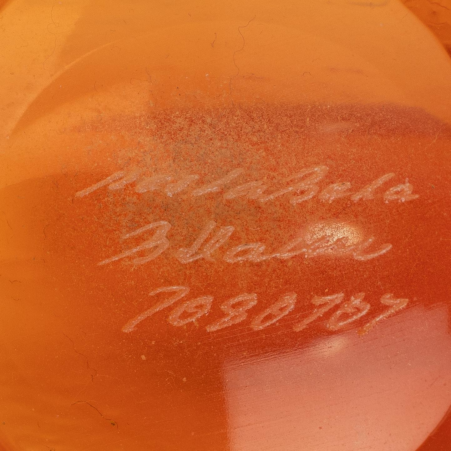 Bertil Vallien, two 'Satellite' glass vases from Kosta Boda, Sweden.