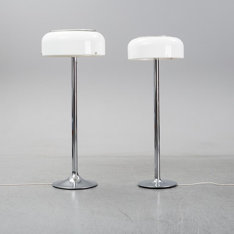 ANDERS PEHRSON, golvlampor, 2 st, "Knubbling", Atelje Lyktan, Åhus.