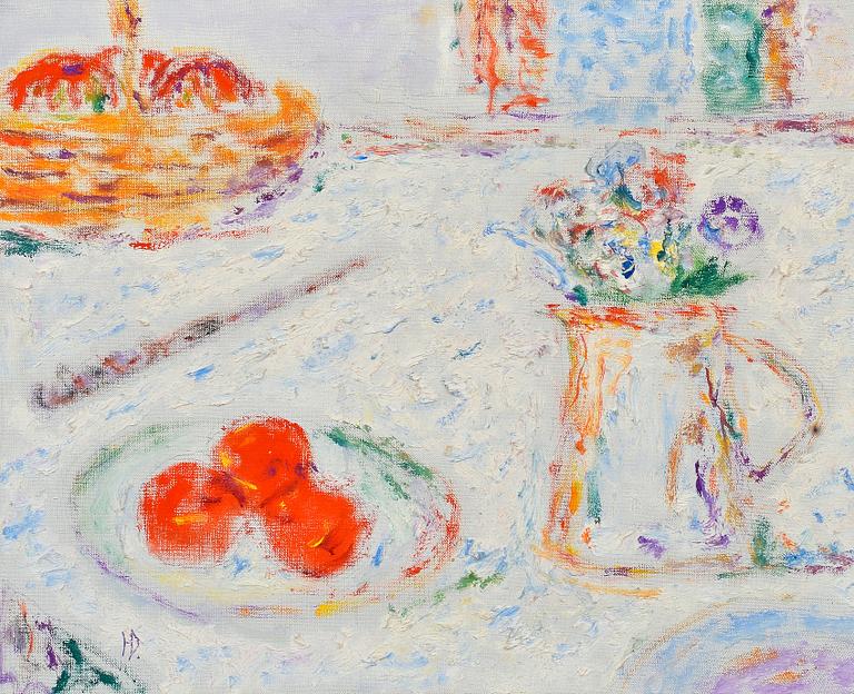 Helge Dahlman, "STILLEBEN MED TOMATER".