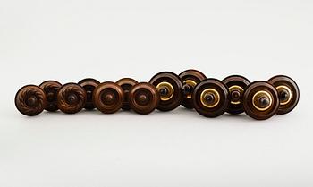 GARDINOMTAG, trä, 1800-/1900-tal.