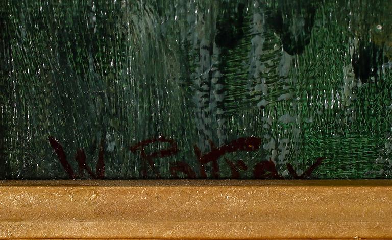 ALEXANDER WELLWOOD RATTRAY, olja på duk, signerad.