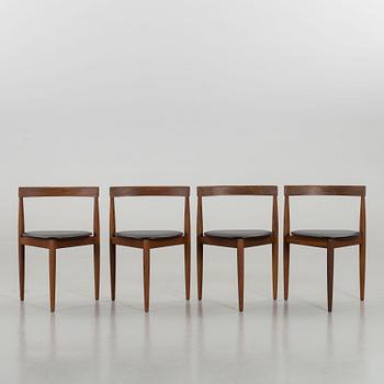 FOUR HANS OLSEN DANISH CHAIRS.