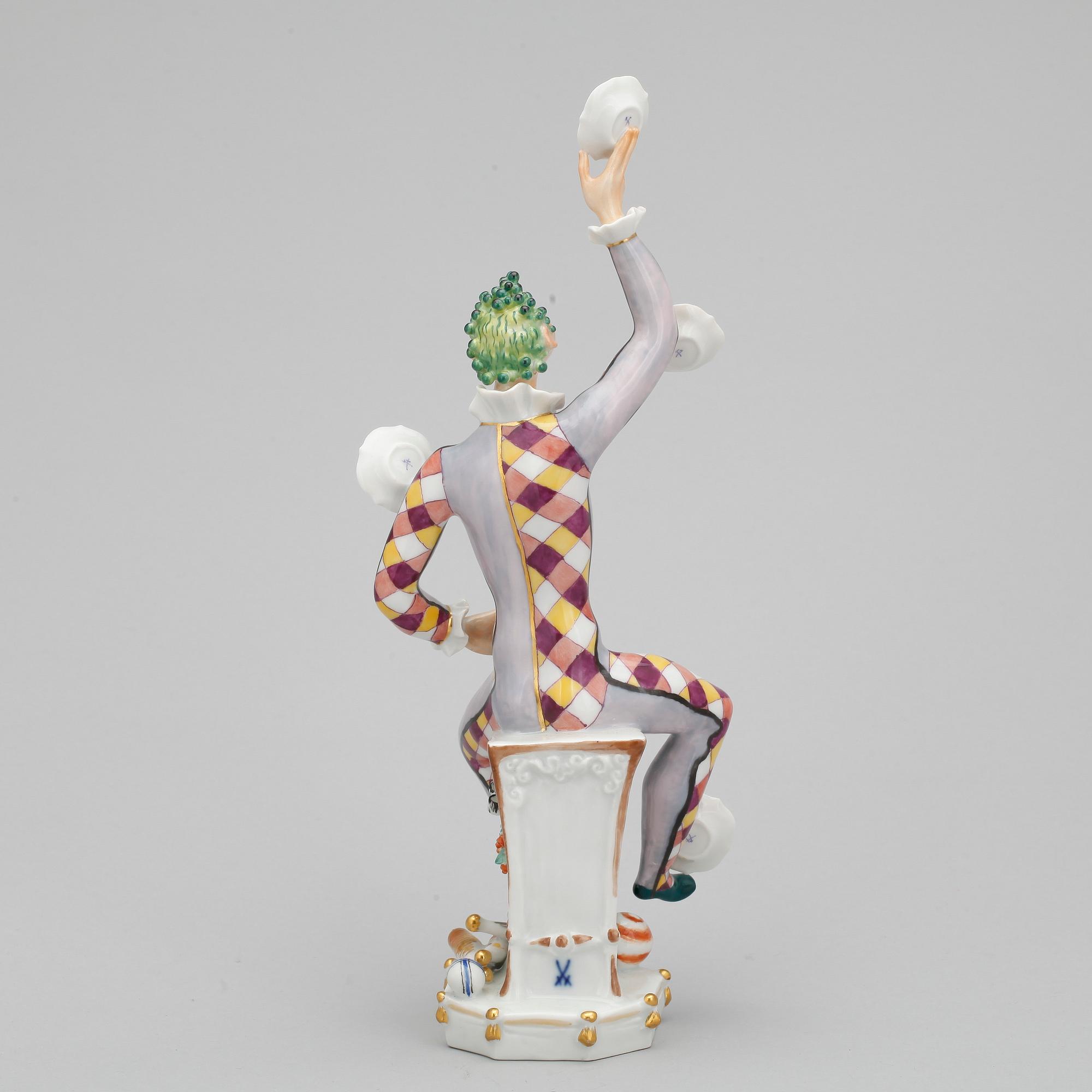 FIGURIN, porslin, Meissen, 1900-tal.