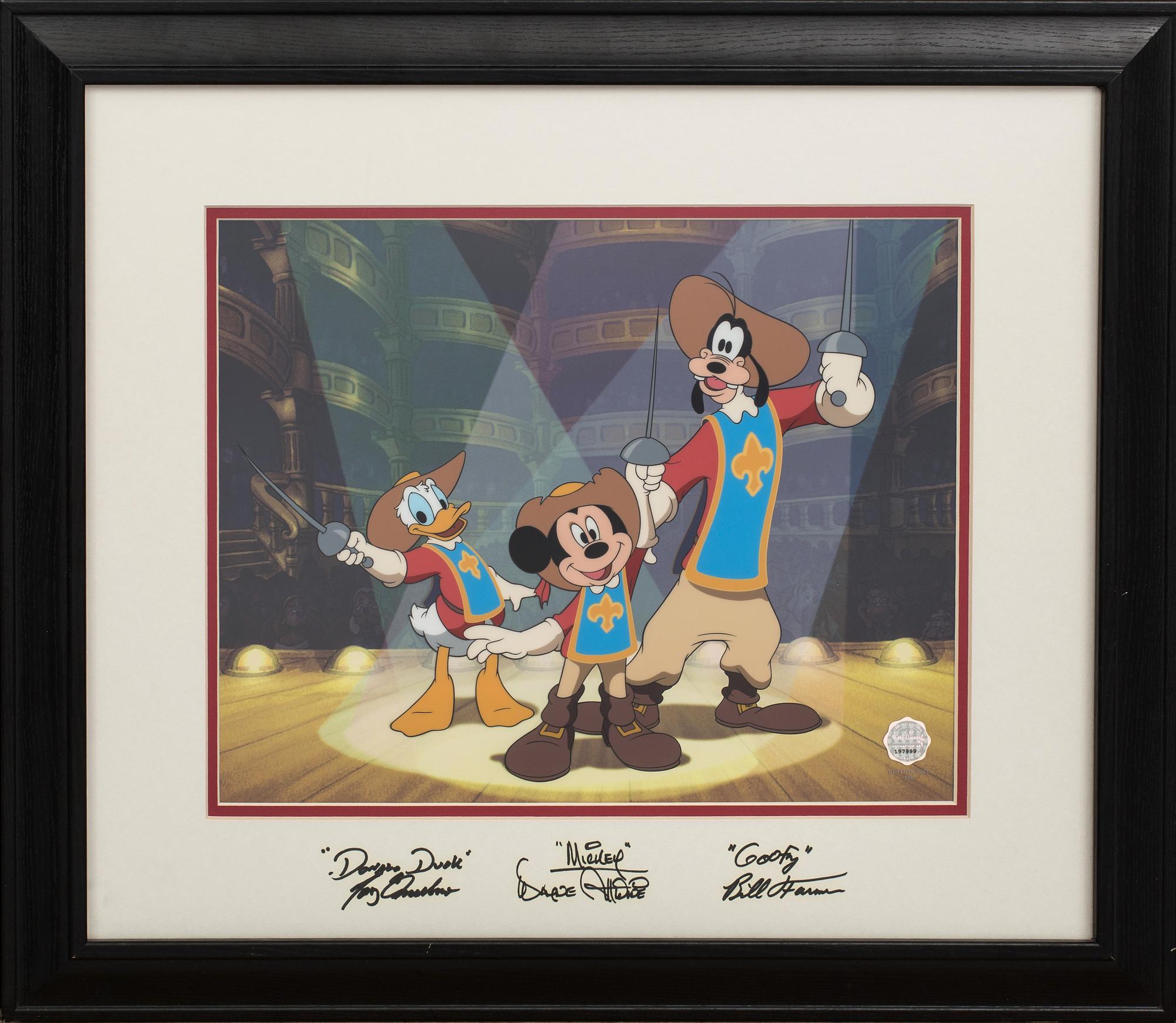 THE THREE MUSKETEERS/DE TRE MUSKETÖRERNA, SERICEL, "All for One", Walt Disney 2004.