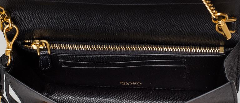 PRADA,
"Saffiano leather crossbody", väska.