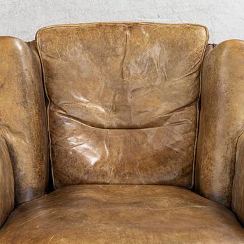 Armchair, so-called wing chair, second half of the 20th century.