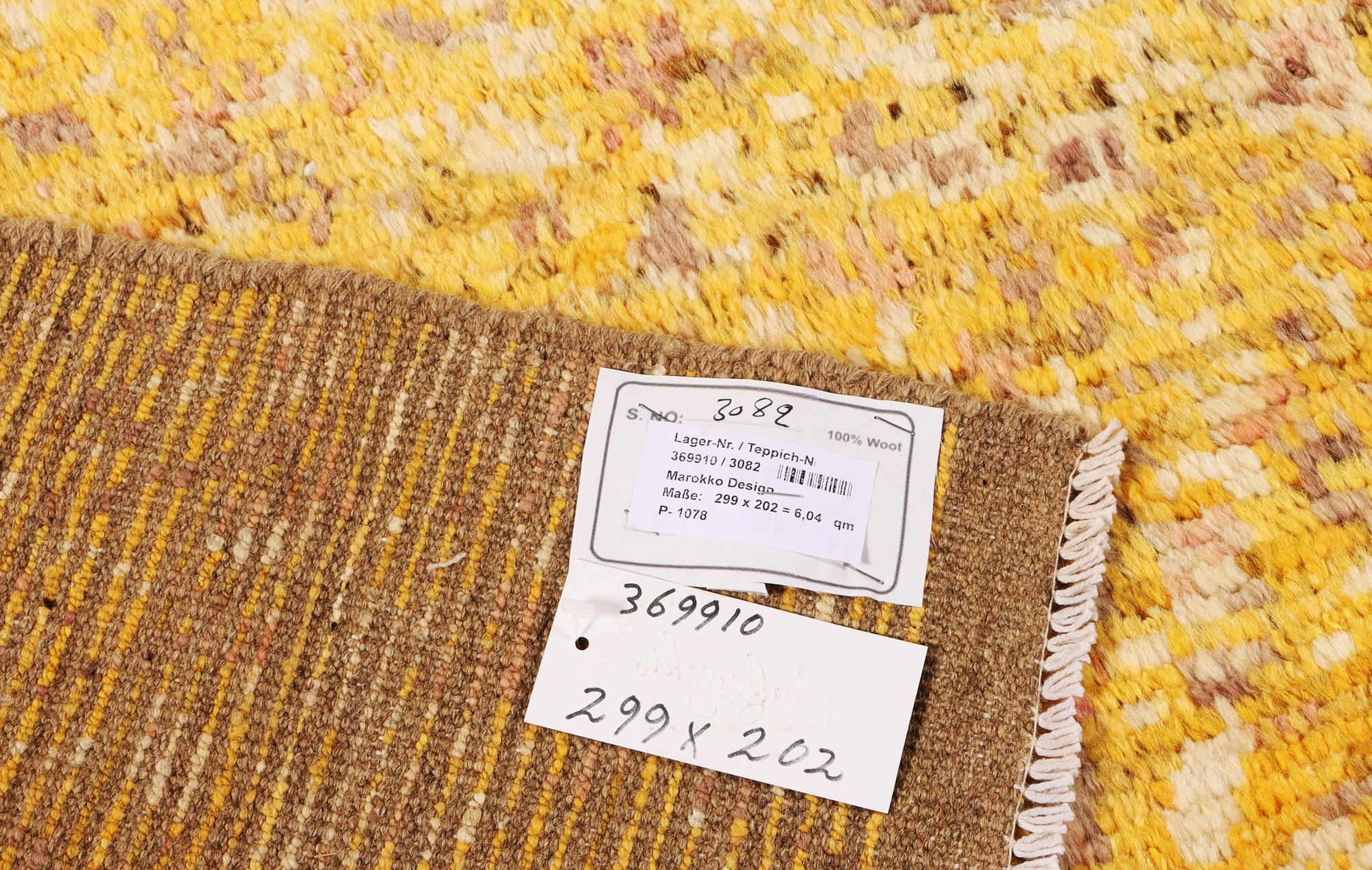 A modern design Moroccan carpet, a.  299 x 202 cm.