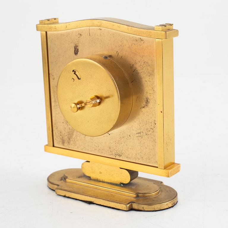 Jaeger LeCoultre, table clock, second half of the 20th century.
