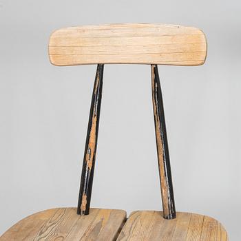 Ilmari Tapiovaara, fåtöljer ett par, "Pirkka lounge chair", Laukaan Puu 1960-tal.