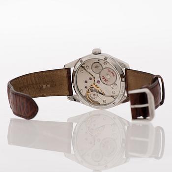 AUGUSTE REYMOND, Unitas 6498, wrist watch, 44 mm.