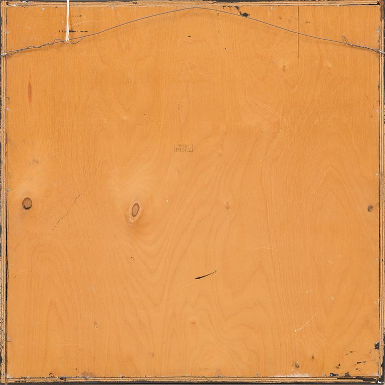 Matti Koskela, relief, wood and metal, signed and dated -74.