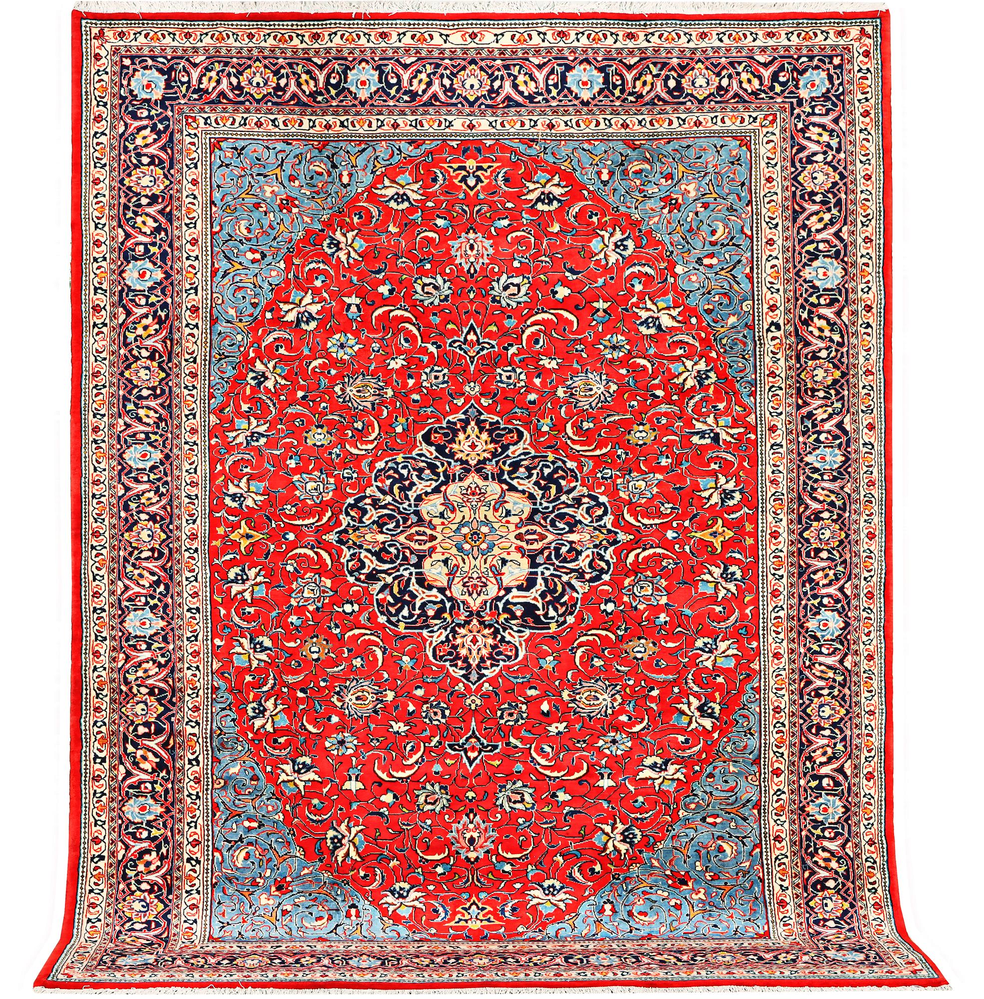 A Kashan carpet, a. 320 x 234 cm.
