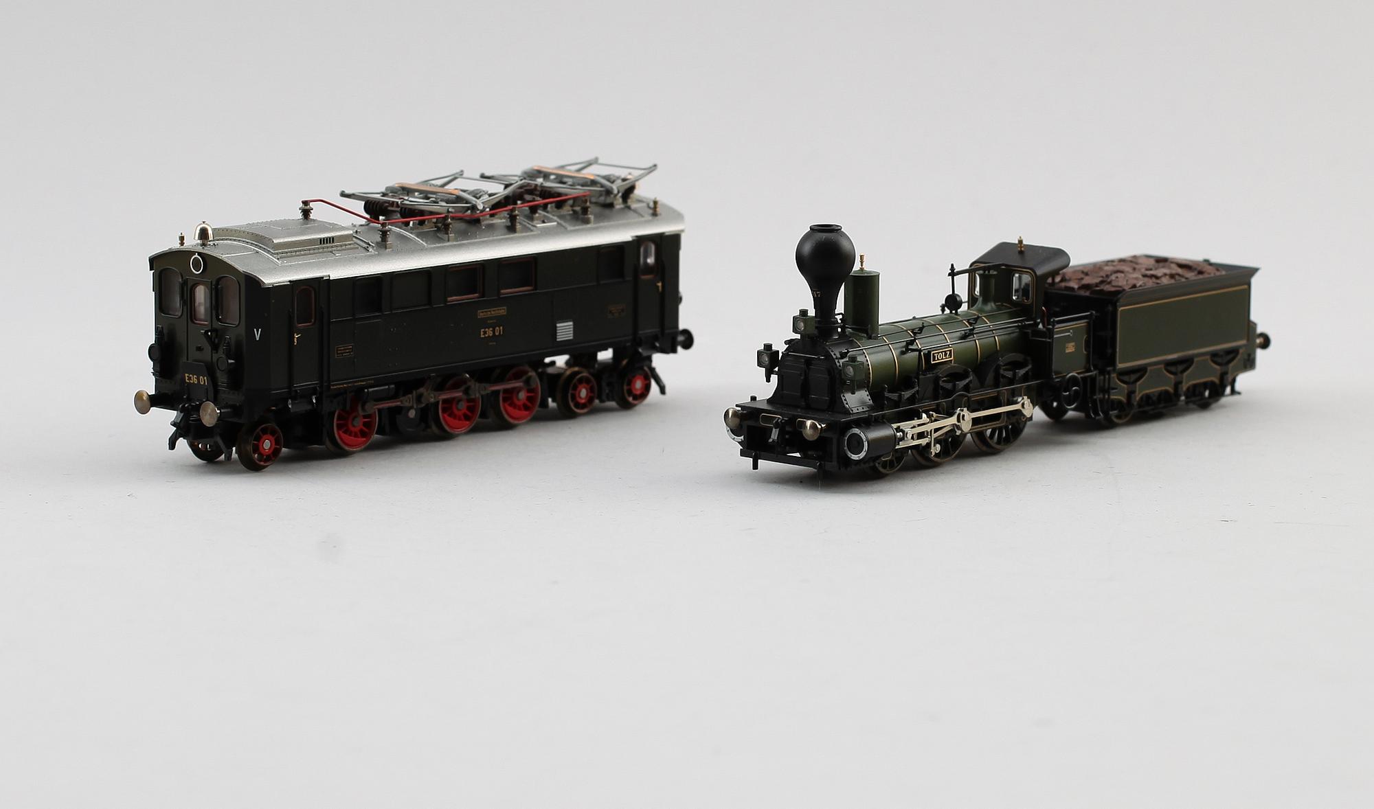 MODELLTÅG, 4 st, Trix, Tyskland.