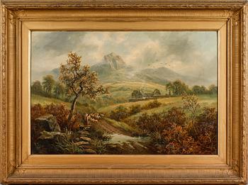 ALBERT DUNINGTON, olja på duk, signerad.