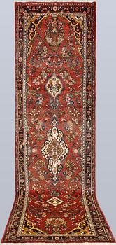 A Mehraban runner, approx. 324 x 89 cm.