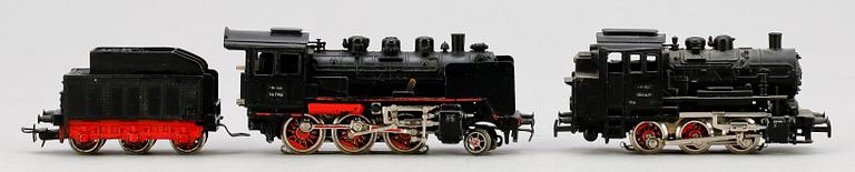 LOK, "DA 800", "RM 800", "FM 800", samt "89005", Märklin, 1900-talets andra hälft.