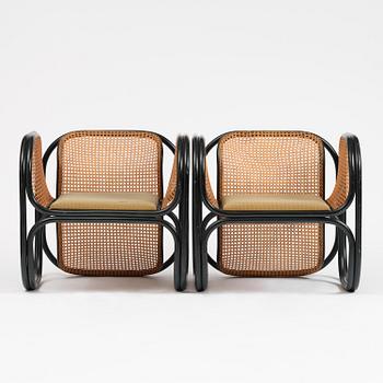 Jan Bocan, fåtöljer, ett par, Thonet, utförda för Tjeckoslovakiska ambassaden, Stockholm, 1972.