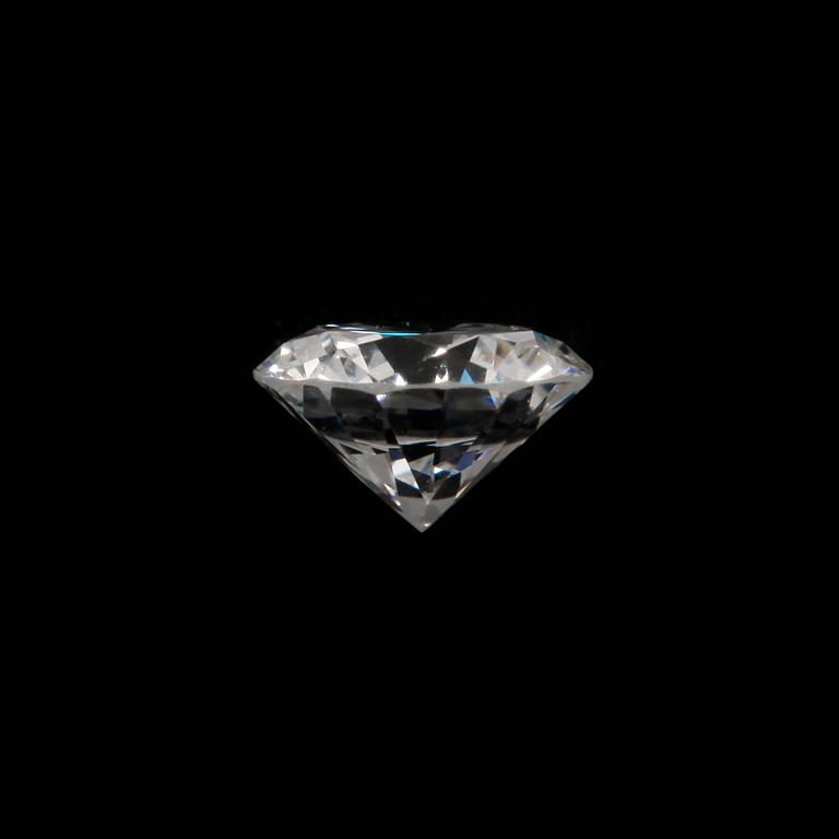 DIAMANT, oinfattad, 0.85 ct, D-E/VVS, Mycket god slipning.