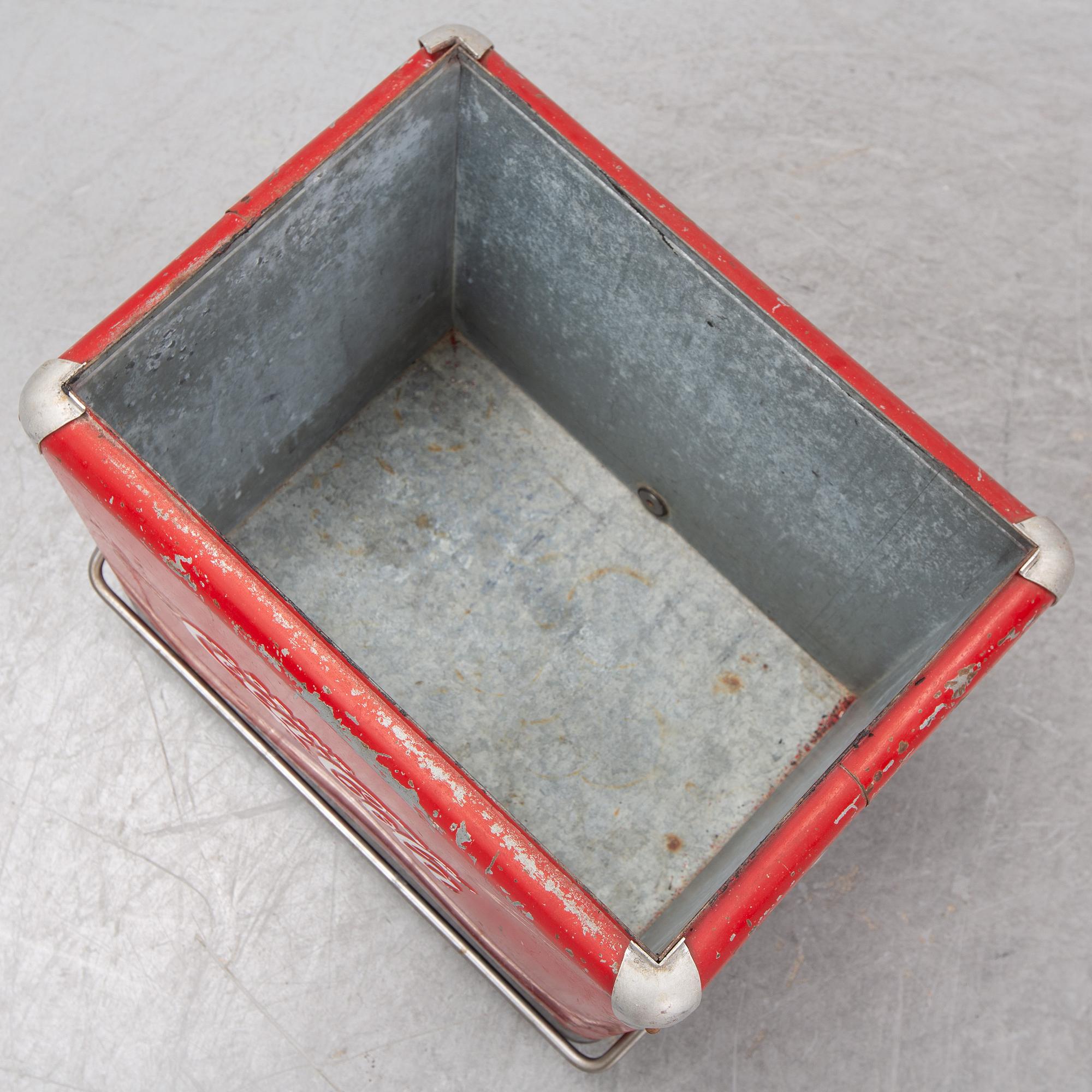 A Coca Cola ice box mid 1900's.