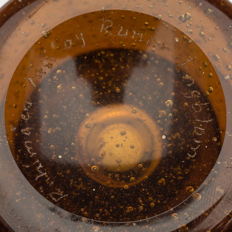 A vase signed Runar Engblom Riihimäen Lasi Oy. From the 1950/60s.