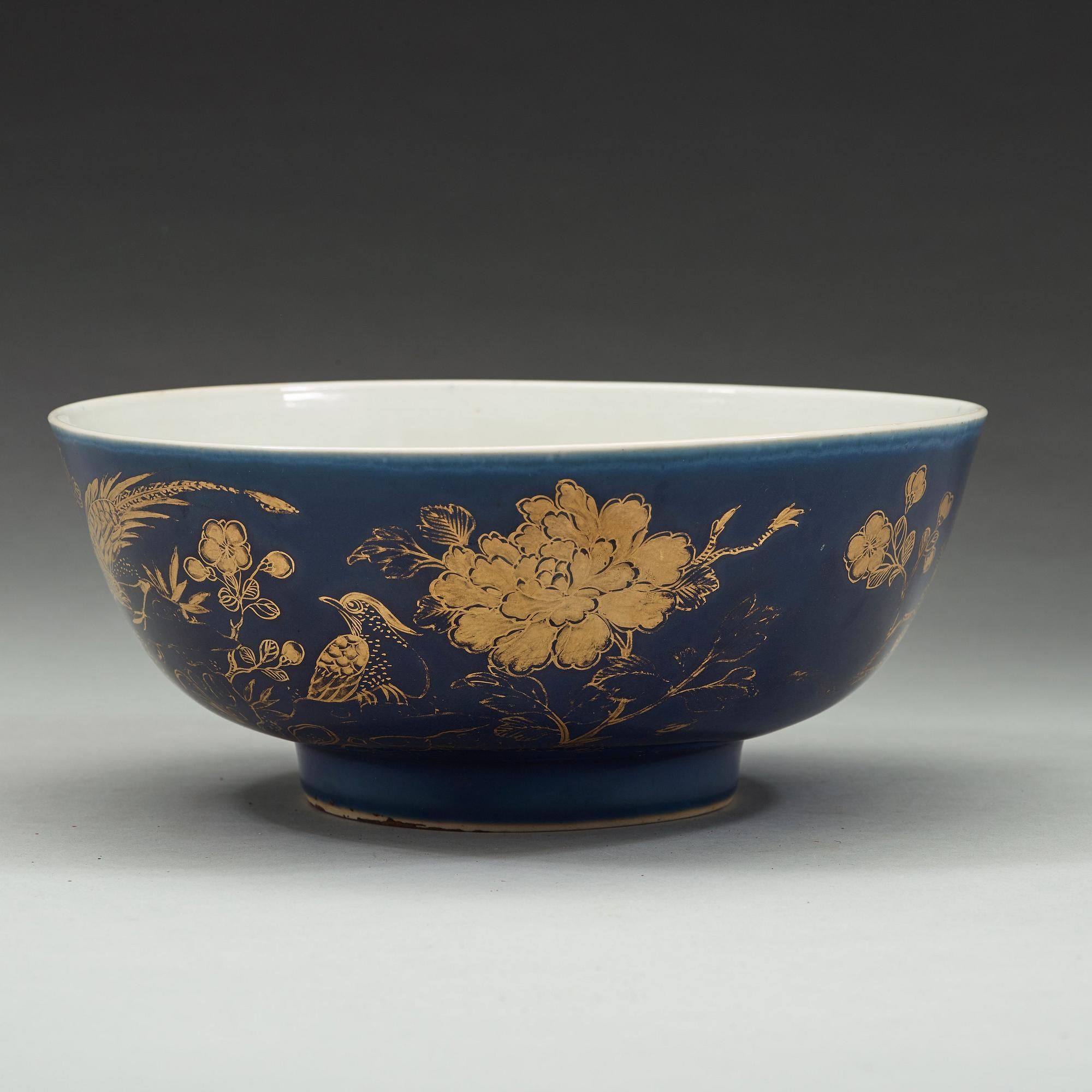 SKÅL, kompaniporslin. Qingdynastin, Qianlong (1736-95).