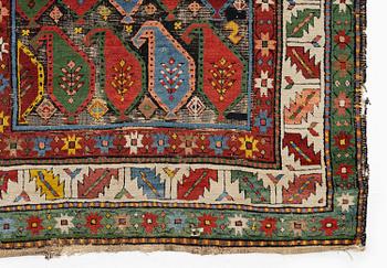 A Kazak runner, southern Caucasus, c. 530 x 110 cm.
