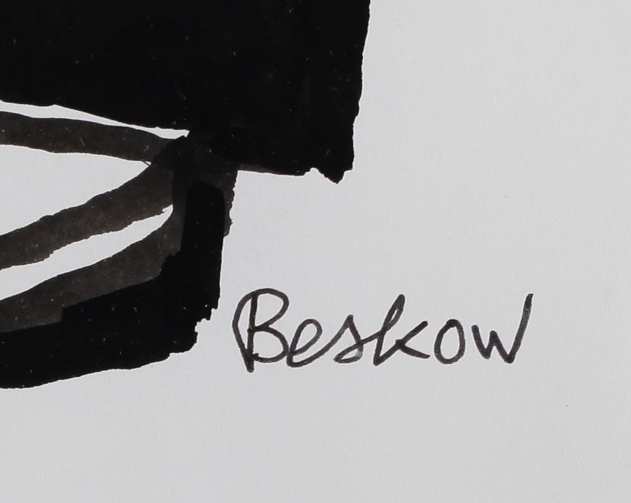 BO BESKOW, tusch, signerad.