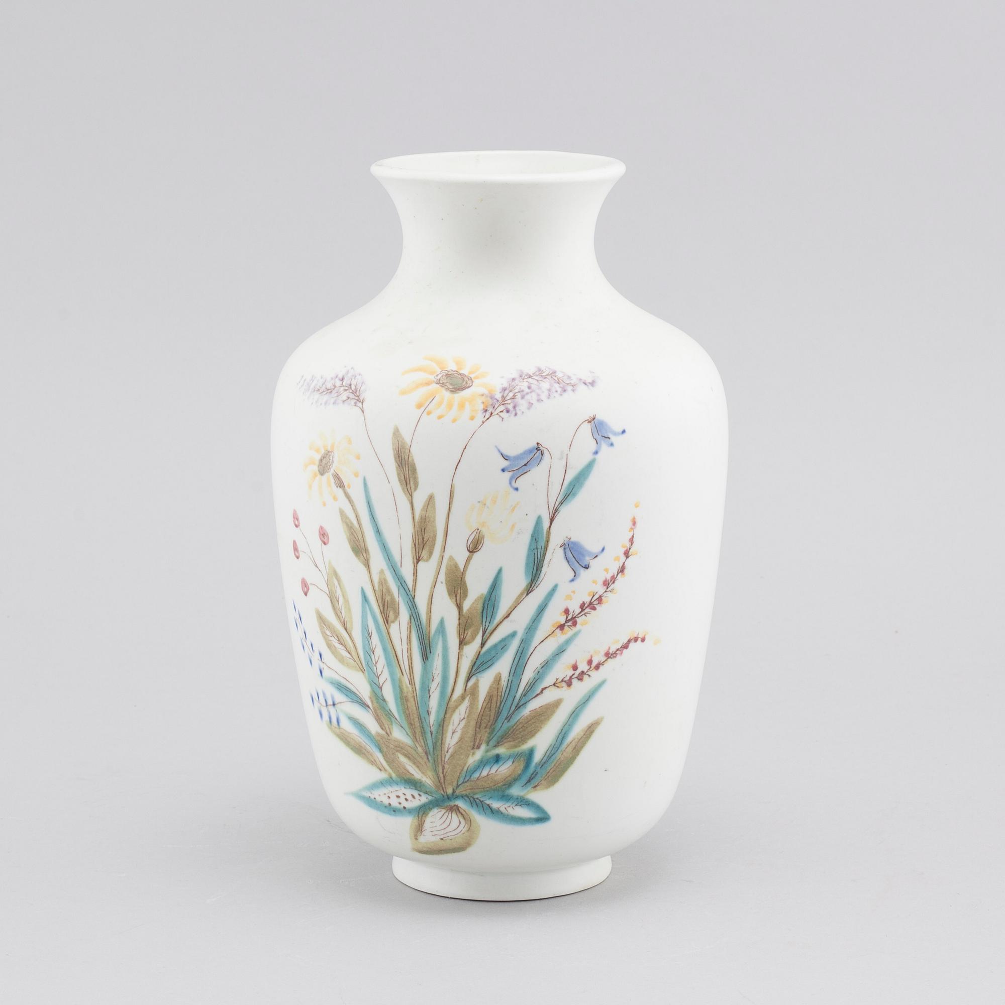 A stoneware vase by Lars Thorén for Rörstrand, around the mid 20th century.