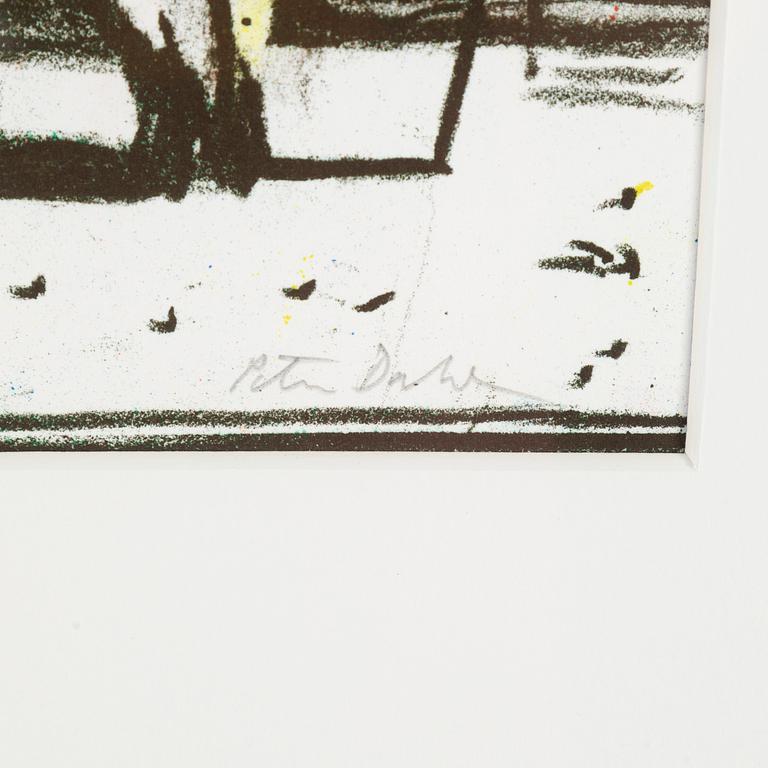 PETER DAHL, lithograph, signed.