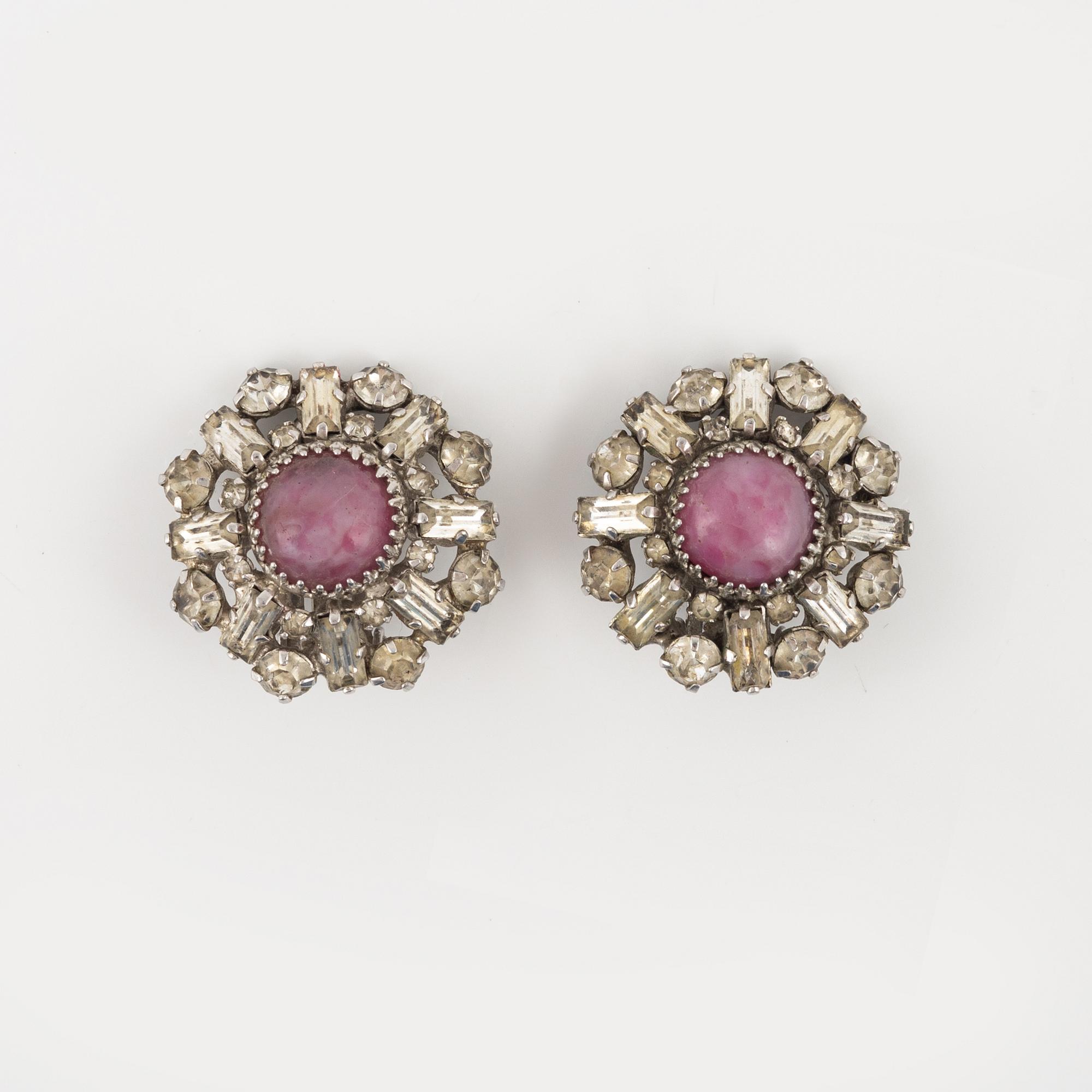 Christian Dior, earrings, Mitchel Maer, 1952-1956.
