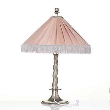Harald Notini, a table lamp model "6891", Arvid Böhlmarks Lampfabrik, Stockholm, 1920s.