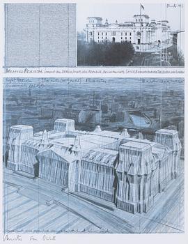 Christo & Jeanne-Claude, "Wrapped Reichstag, (Project for Berlin)".