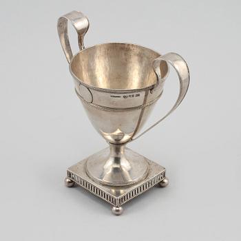 POKAL, silver, Eric Björkman, Eskilstuna, 1799, vikt 390 g.