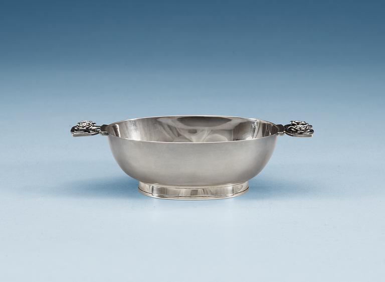 An Atelier Borgila sterling bowl, Stockholm 1947.
