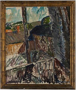 Alf Lindberg, oil on canvas, signed and dated _44.