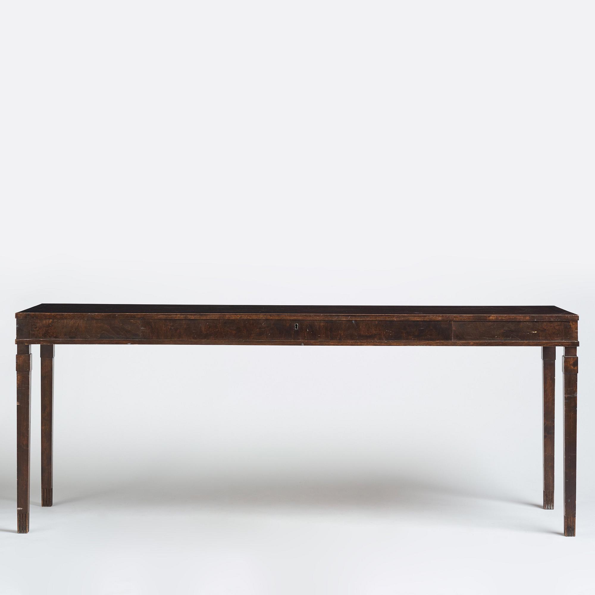 Carl Malmsten, tillskrivet, skrivbord, Svenska Möbelfabrikerna Bodafors, ca 1925, Swedish Grace, arkitekt Ivar Tengboms eget exemplar.