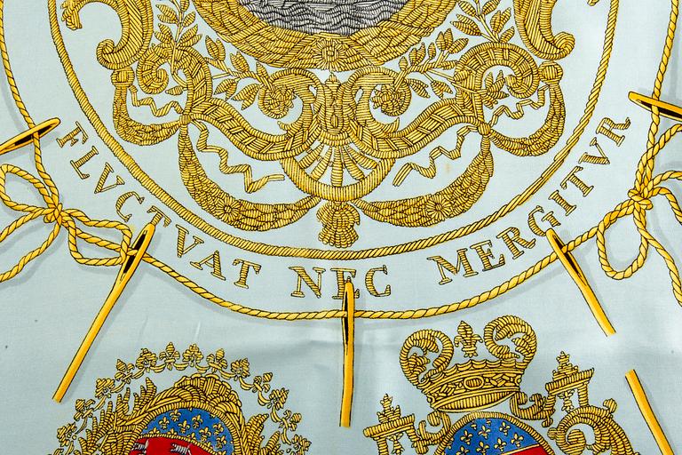 A silk Hèrmes scarf France later part of the 20th century.