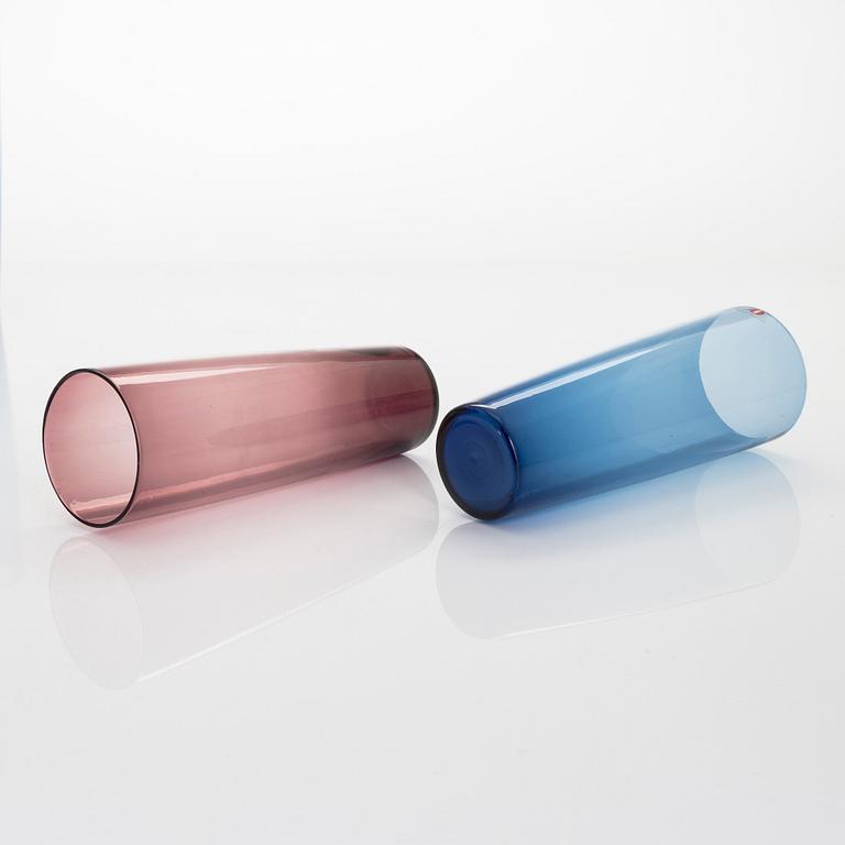 Tapio Wirkkala, dricksglas/saftglas, 16 st, modell 2204, Iittala. I produktion 1956-1969.